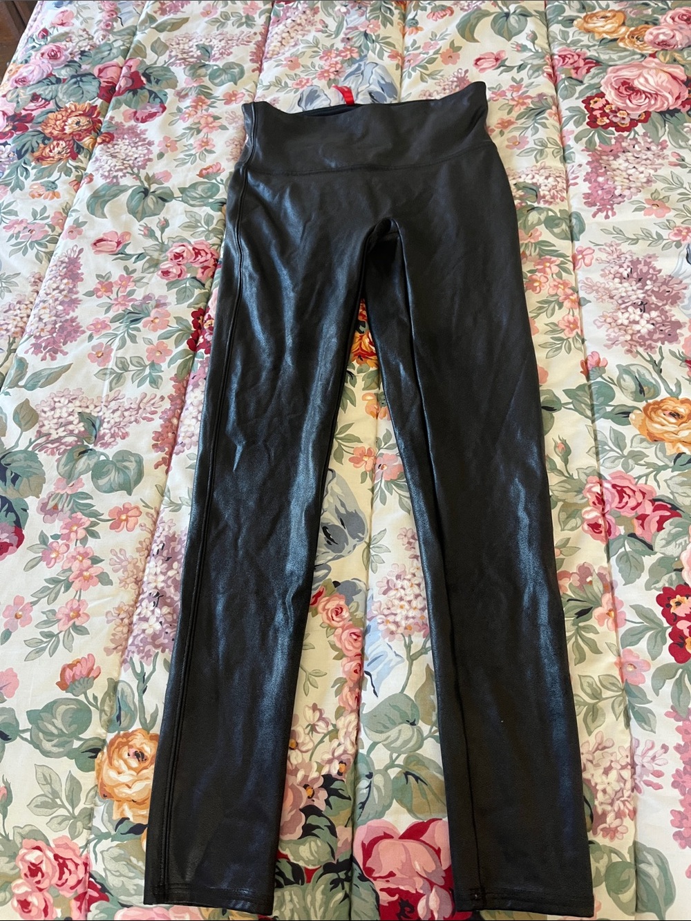 Spanx pleather leggings